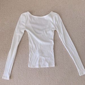 White urban outfitters low back top